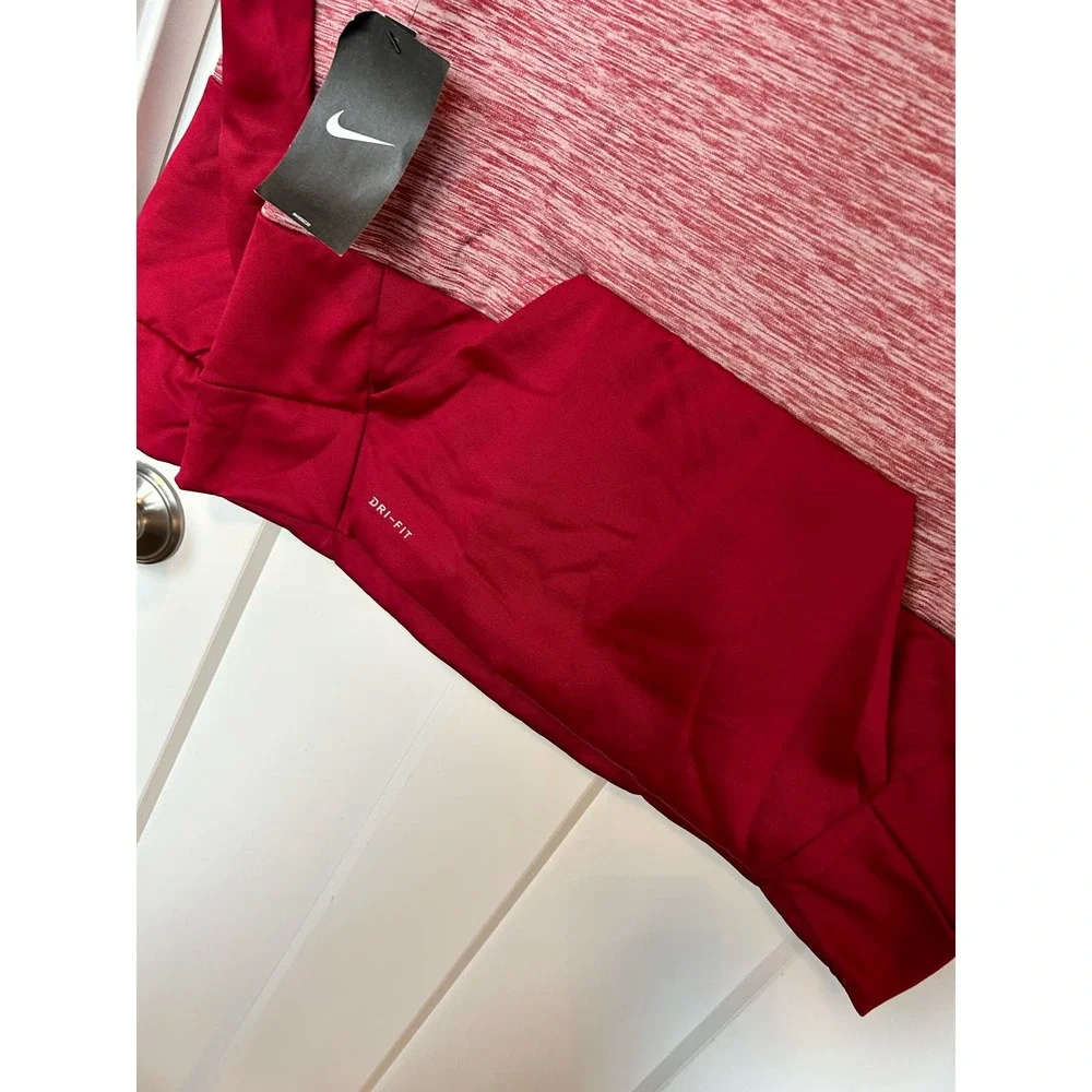 Nike Youth Dri Fit Loose Fit Therma Training‎ Hoodie Sweatshirt Pockets Red XL
